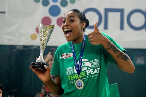 Volley League γυναικών: Η διαγώνια του Παναθηναϊκού, Σέρινταν Άτκινσον, MVP του πρωταθλήματος