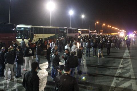 Στις 05:00 η αναχώρηση των οπαδών του ΠΑΟΚ από τη Θεσσαλονίκη
