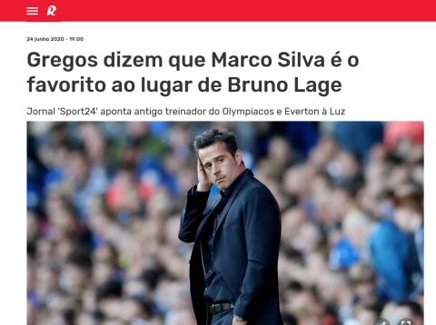 "A Bola" και "Record" επικαλούνται το Sport24.gr για τον Μάρκο Σίλβα