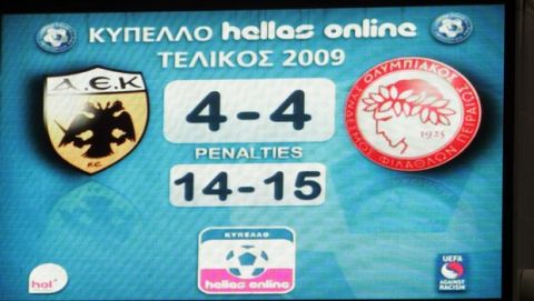 ΤΕΛΙΚΟΣ ΚΥΠΕΛΛΟΥ ΕΛΛΑΔΟΣ / ΑΕΚ-ΟΣΦΠ / CUP / FINAL / AEK-OLYMPIAKOS