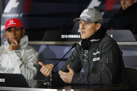O Hamilton και ο Schumacher!