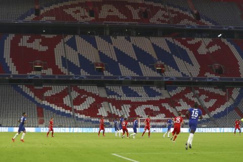 Άδειες εξέδρες στην Allianz Arena σε αγώνα της Μπάγερν