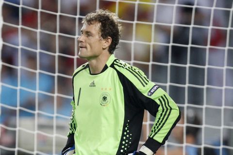 Ο Γενς Λέμαν σε στιγμιότυπο από τον τελικό του Euro 2008 ανάμεσα στη Γερμανία και την Ισπανία