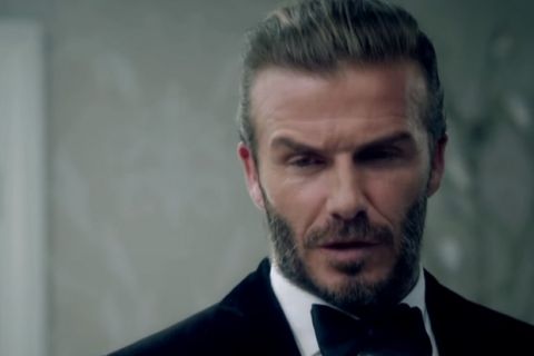 Ο Beckham σε ρόλο James Bond