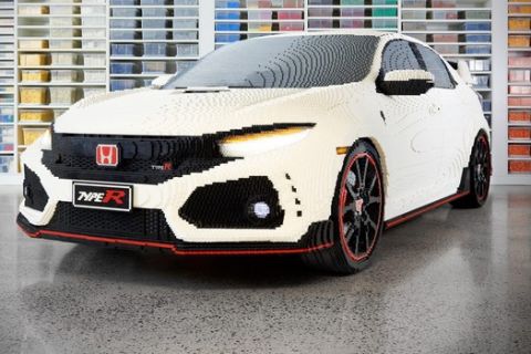 Life-size LEGO® Honda Civic Type R Makes Its Debut 