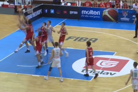 Η τάπα πρόκρισης της Κροατίας στα ημιτελικά του Eurobasket U16