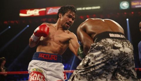 
Boxing: WBO welterweight title Manny Pacquiao vs. Timothy Bradley II
Action
MGM Grand Garden Arena/Las Vegas, NV, USA
4/12/2014
X158076 TK1
Credit: Jed Jacobsohn
