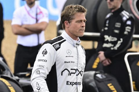 Ο Μπραντ Πιτ πιλότος στη Formula 1 στο Grand Prix της Βρετανίας 