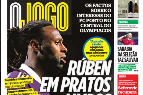 Ολυμπιακός: Πρωτοσέλιδες εξηγήσεις στην Ο’ Jogo για Σεμέδο - Πόρτο