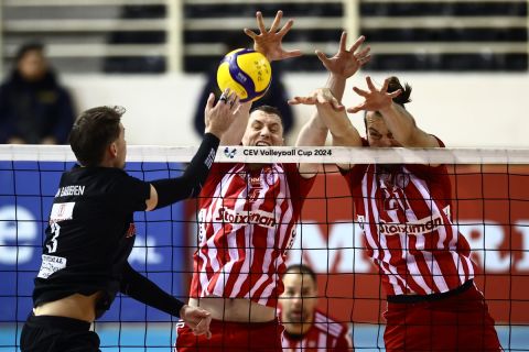 VOLLEY LEAGUE /  -  (  / EUROKINISSI)