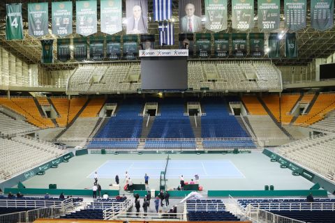 Χαμός για Τσιτσιπά, πάνω από 14.000 θεατές στο ΟΑΚΑ και στις δύο ημέρες των αγώνων του Davis Cup