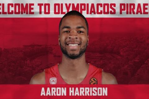 Ολυμπιακός: Επίσημη η διετής συμφωνία με τον Άαρον Χάρισον