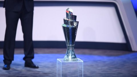 Το εντυπωσιακό τρόπαιο του UEFA Nations League