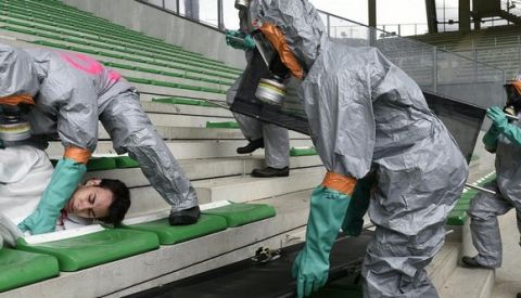 Ασκήσεις για επίθεση με χημικά στο Euro 2016