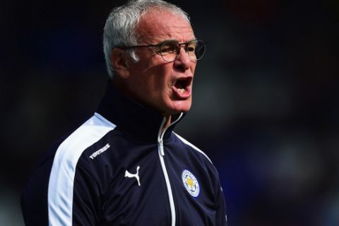 BIRMINGHAM, ENGLAND - AUGUST 01:  Leicester City manager Claudio Ranieri during the Pre-Season Friendly match between Birmingham City and Leicester City at St Andrews (stadium) on August 1, 2015 in Birmingham, England.  (Photo by Shaun Botterill/Getty Images)