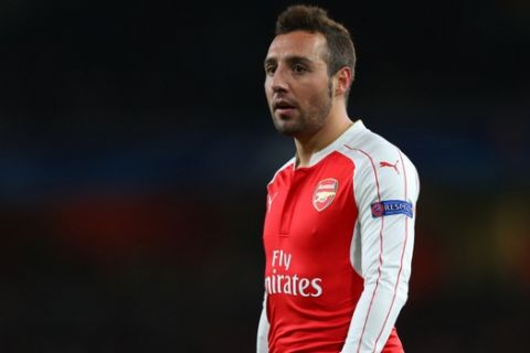 LONDON, ENGLAND - NOVEMBER 24:  Santi Cazorla of Arsenal during the UEFA Champions League match between Arsenal and Dinamo Zagreb at the Emirates Stadium on November 24, 2015 in London, United Kingdom.  (Photo by Catherine Ivill - AMA/Getty Images)