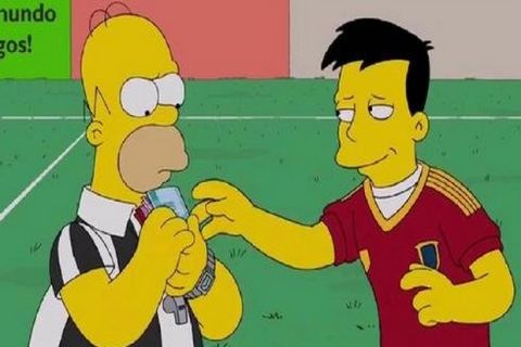 Έβαλαν "φωτιά" οι Simpsons: Δωροδοκία στο Μουντιάλ!