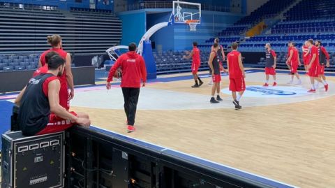 Προπονήθηκε ο Παπανικολάου εν όψει της πρεμιέρας της EuroLeague