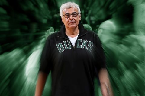 Milwaukee, WI - APRIL 20:  Co-Owner of the Milwaukee Buck, Marc Lasry walks to his seat during Game Three of the Eastern Conference Quarterfinals against the Toronto Raptors of the 2017 NBA Playoffs on April 20, 2017 at the BMO Harris Bradley Center in Milwaukee, Wisconsin. NOTE TO USER: User expressly acknowledges and agrees that, by downloading and or using this Photograph, user is consenting to the terms and conditions of the Getty Images License Agreement. Mandatory Copyright Notice: Copyright 2017 NBAE (Photo by Gary Dineen/NBAE via Getty Images)