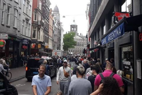 ΠΑΟΚ: Τα πρώτα συνθήματα στο Άμστερνταμ