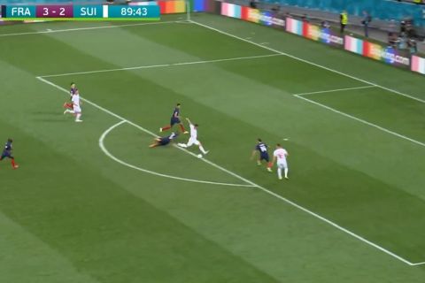 Euro 2020, Γαλλία - Ελβετία: Αριστουργηματική φάση για το 3-3 από τον Γκαβράνοβιτς στο 90'