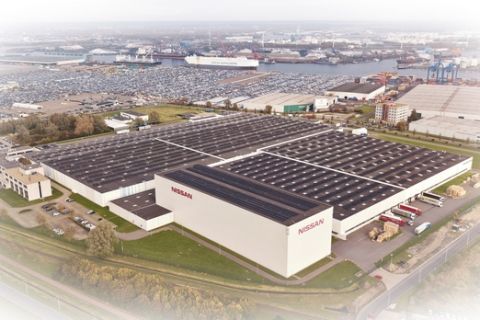 AMSTERDAM (Nov. 15, 2017)  Nissan Motor Parts Center in Europe is the first company in the Netherlands to make its roof available to others for the production of sustainable energy on a large scale.  The electricity generated is sufficient for the power consumption of 900 households. The first section becomes operational at the end of February. The project will be fully completed in May.