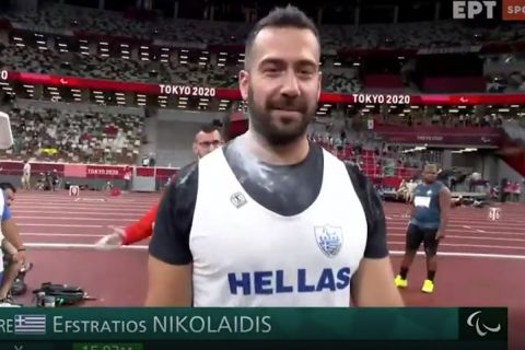 Ο Νικολαΐδης κατέκτησε το χάλκινο μετάλλιο στη σφαίρα στους Παραολυμπιακούς 