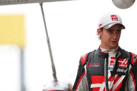 SHANGHAI, CHINA - APRIL 16:  Esteban Gutierrez of Mexico and Haas F1 in the Pitlane during qualifying for the Formula One Grand Prix of China at Shanghai International Circuit on April 16, 2016 in Shanghai, China.  (Photo by Mark Thompson/Getty Images)