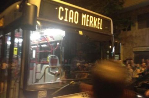 Τα λεωφορεία άλλαξαν προορισμό για Μπαλοτέλι και Μέρκελ!