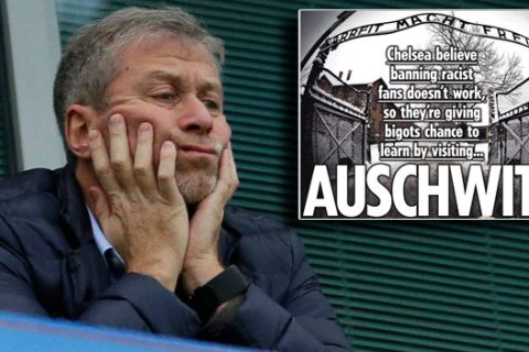 FILE - In this file photo dated Saturday, Dec. 19, 2015, Chelsea soccer club owner Roman Abramovich sits in his box before the English Premier League soccer match between Chelsea and Sunderland at Stamford Bridge stadium in London. Russian billionaire Roman Abramovich has received Israeli citizenship after his British visa has not been renewed. An Israeli Immigration and Absorption Ministry official says the Chelsea soccer club owner arrived in Israel Monday and was granted citizenship in accordance with an Israeli law granting that right to people of Jewish descent. (AP Photo/Matt Dunham, File)