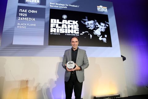 Ο ΟΦΗ σάρωσε στα βραβεία του Sports Marketing Awards για το Black Flame Rising