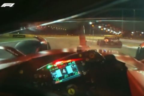 Formula 1, GP Μπαχρέιν: Η τρομερή κόντρα με τον Φερστάπεν μέσα από το κράνος του Λεκλέρ
