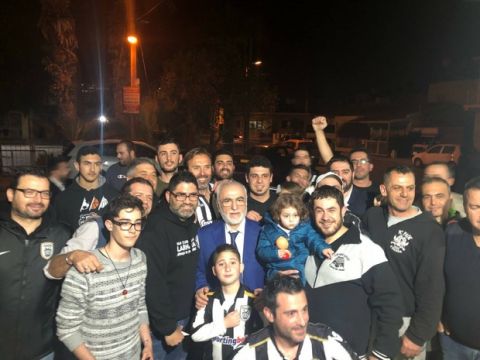 Στην Κύπρο με οπαδούς είδε τον ημιτελικό ο Ιβάν Σαββίδης