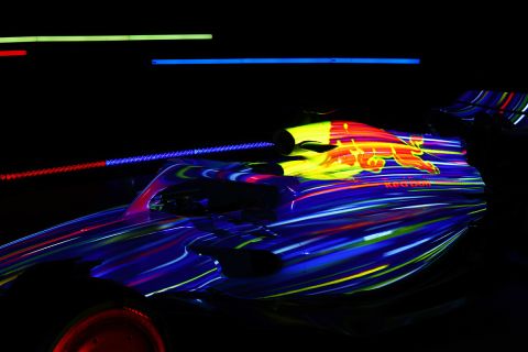 CORBY, ENGLAND - JANUARY 28: The Red Bull Racing RB18 is launched on January 28, 2022 in Corby, England. (Photo by Dan Istitene/Getty Images) // Getty Images / Red Bull Content Pool // SI202202090251 // Usage for editorial use only // 
