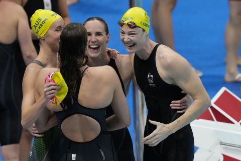 Χρυσό μετάλλιο και παγκόσμιο ρεκόρ η Αυστραλία στα 4Χ100μ. ελεύθερο γυναικών