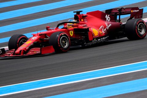 Η Ferrari ήταν στις κατατακτήριες δοκιμές του GP Γαλλίας και πάλι το ταχύτερο μονοθέσιο πίσω από τις RBR και Mercedes (19 Ιουνίου 2021)