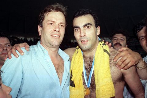 Ο Γιάννης Ιωαννίδης με τον Νίκο Γκάλη
