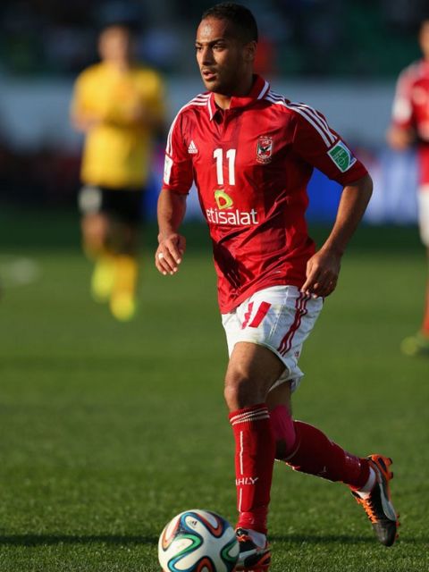 AGADIR, MOROCCO - DECEMBER 14:  Walid Soliman of Al-Ahly SC during the FIFA Club World Cup Quarter Final match between Guangzhou Evergrande FC and Al-Ahly SC at the Agadir Stadium on December 14, 2013 in Agadir, Morocco.  (Photo by Alex Livesey - FIFA/FIFA via Getty Images)