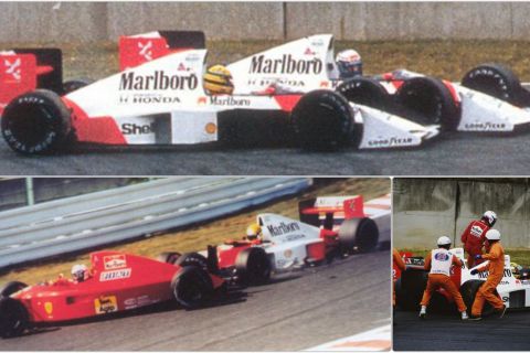 Οι αξέχαστες μάχες Senna - Prost στη Suzuka
