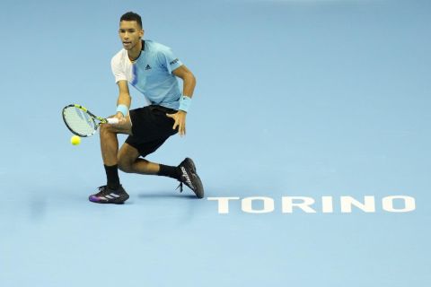 Ο Φέλιξ Οζέ-Αλιασίμ στα ATP Finals στο Τορίνο