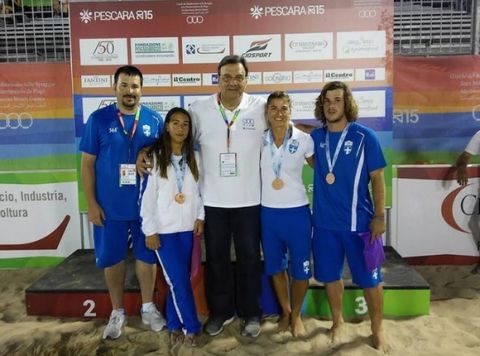 Δώδεκα μετάλλια στους Μεσογειακούς Αγώνες Παραλίας