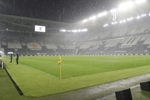 Το Allianz Stadium της Γιουβέντους. (Tano Pecoraro/LaPresse via AP)
