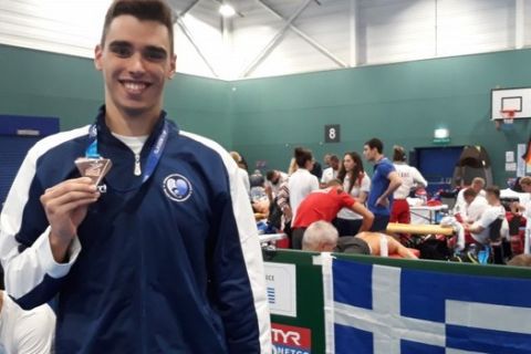 Χάλκινο μετάλλιο ο Χρήστου στο Ευρωπαϊκό Πρωτάθλημα