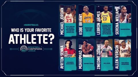 Οι παίκτες του Basketball Champions League επιλέγουν τον αγαπημένο τους αθλητή