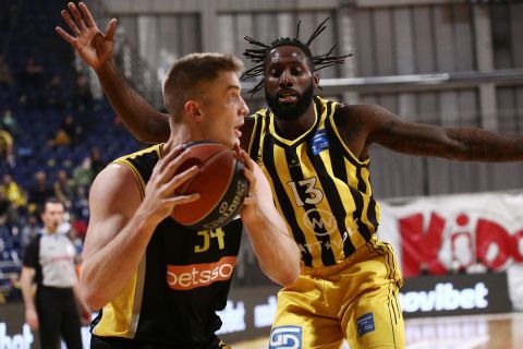 Stoiximan Basket League: "Κόπηκαν" σε πρώτο βαθμό ΑΕΚ, Άρης, Λάρισα και Απόλλωνας