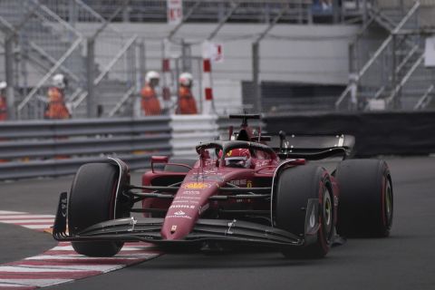 Ο Σαρλ Λεκλέρ της Ferrari στο Μονακό