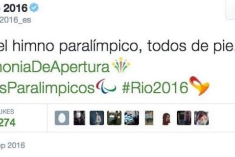 Η γκάφα των Παραολυμπιακών Ρίο 2016 στο twitter