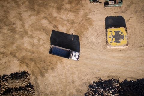 Τα έργα της "Αγιάς Σοφιάς" μέσα από drone
