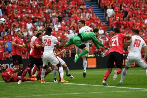 Το γκολ του Αλβανία - Ελβετία