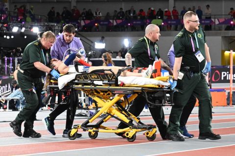 Η Μαρκότ Σαβιέρ τραυματίστηκε στη διάρκεια του επί κοντώ
